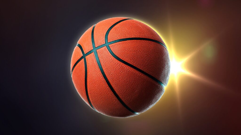 Eclipse with basketball instead of moon